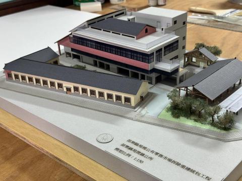 只紙 - 苑裡市場改建模型
