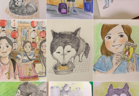 陳盈庭 - 色鉛筆插畫