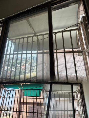 開鑫金屬工程 - 遮雨棚損壞維修更換（施工前，施工後）