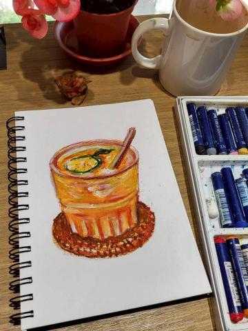 林筠 - 大人的療育油性粉彩課程