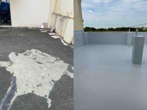 楷基工程行 - 露台施工案例
素地打磨｜防水隔熱