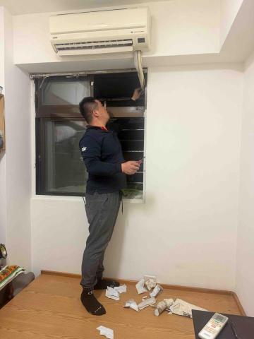 鼎浩空調工程 - 聲寶冷氣 檢漏工程 更換銅管