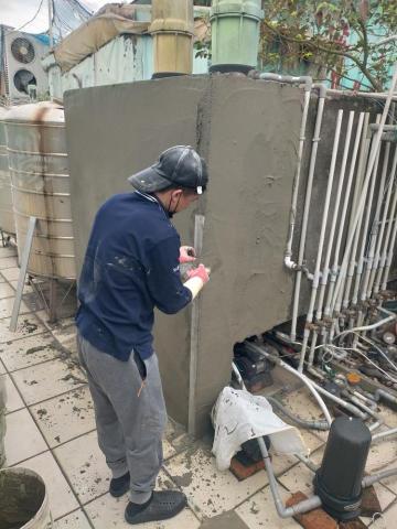 發揚泥作 - 鶯歌區:頂樓水搭抹粗批