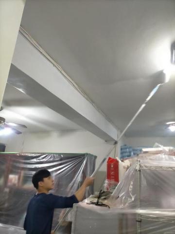 發揚泥作 - 鶯歌區客廳，綁色漆，批土，油漆