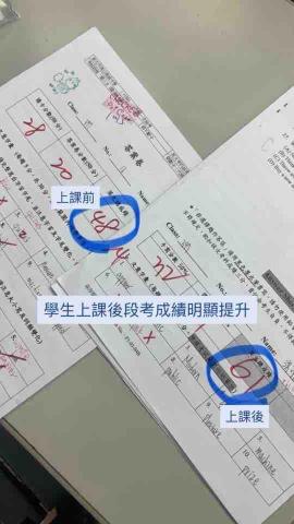 英文家教Adelyn - 私立中學學生上課後段考立即提升10分+