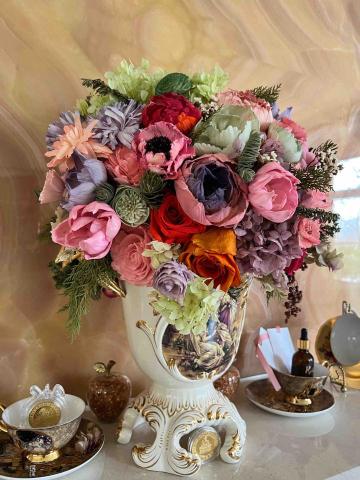 芳療盛宴 - 大型永生花作品