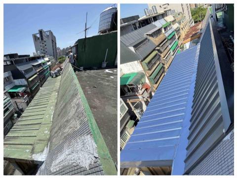 達閎金屬企業社 - 更新屋檐及包覆女兒牆！避免樓下漏水