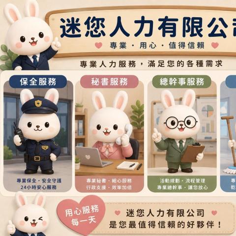 彰化保母推薦迷你噗物業