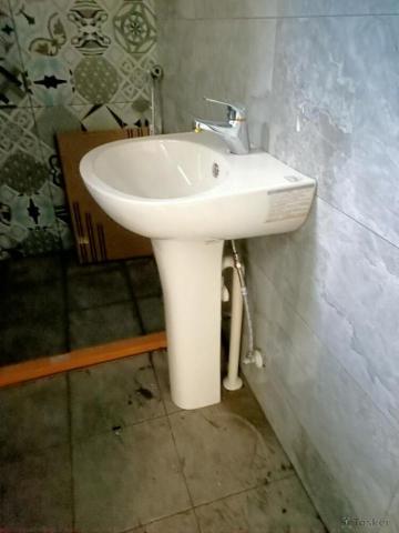 昇然水電維修 - 安裝長腳洗手台