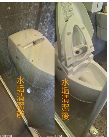 家蓁清潔收納整理師 - 浴室乾濕分離玻璃水垢清潔