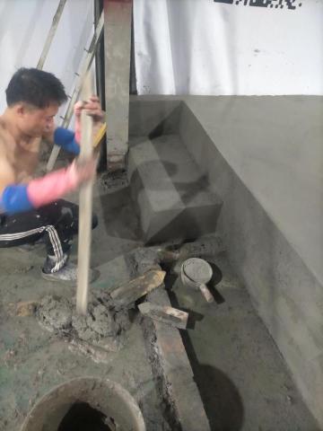 發揚泥作 - 新莊區蓋4個舞台，樓梯，粗底，粉光