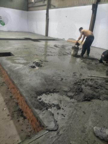 發揚泥作 - 新莊區蓋4個舞台打底