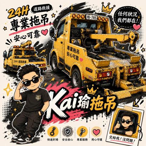 提供機車拖吊費用服務的專家塏瑜拖吊