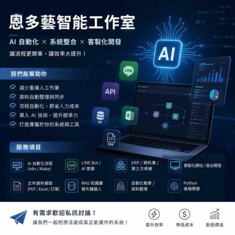 恩多藝AI工作室 - 