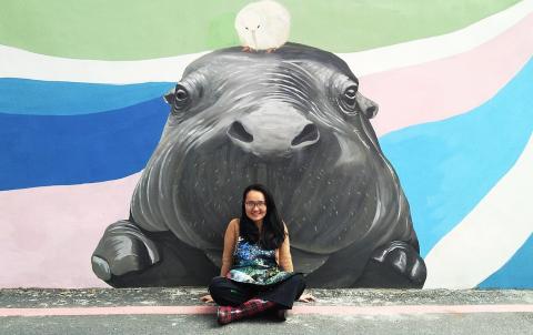 三個木(楊媛琳) - 板橋／壁畫/後巷美化