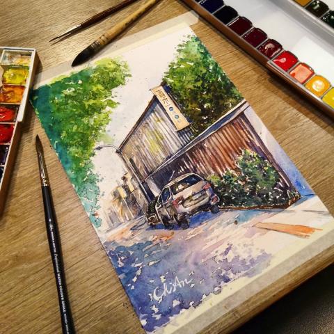 水彩插畫 x 電腦繪圖 x 平面設計 - 