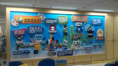 高慈惠 - 在羊田時幫士林區公所設計的牆