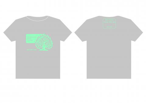 西門彼得設計 - 焚而不毀-
焚而不毀是替佳里長老教會青年人設計的團契契服，透過象徵性焚而不毀的長老教會標誌搭配長老教會常用的羅馬拼音完成這次衣服的圖像設計，色彩上使用螢光綠色讓年青人穿著上更加陽光