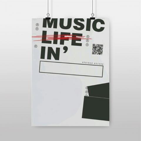 沈維霆 ▌ - 「 MUSIC LIFE IN'  _______ 」海報創作
- 海報 2018