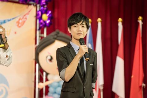 吳翊弘 - 亞洲八國學生英文專題比賽(ASEP)的主持照片