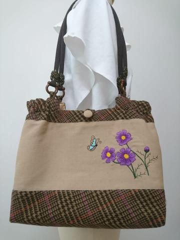 SCL淑貞服裝訂做修改工作室 - 電繡拼布包