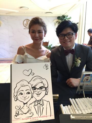 米豆人像漫畫現場 - 婚禮活動現場讓賓客最驚喜的禮物！