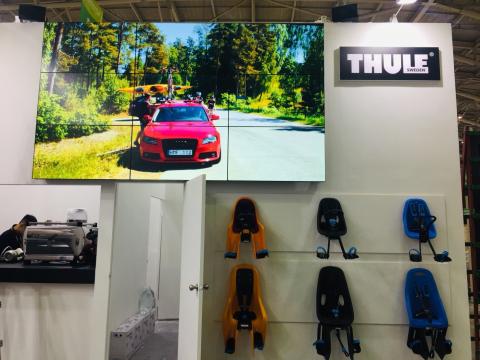 義丞有限公司 - 自行車展作品-3X3電視牆