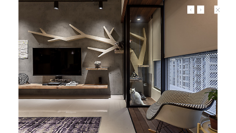 墨桓空間室內裝修有限公司 - 南港區向陽路-陳邸
一個關於貓咪與主人的故事，
故事從一個樹窩開始發展...
設計風格-造型樹(貓窩)之1