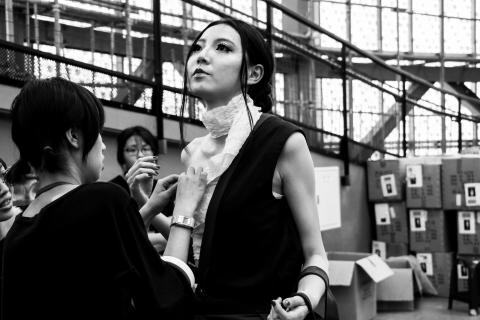 Fly - 《我裁了一塊布》亞東技術學院織品服裝設計 第三屆畢業動態展 
後台紀錄