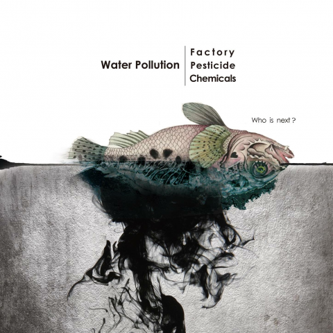 台南應用科技大學視覺傳達設計系 - 水污染海報設計