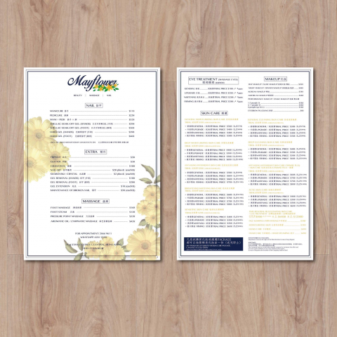 An Imperfect Circle - Mayflower price list 