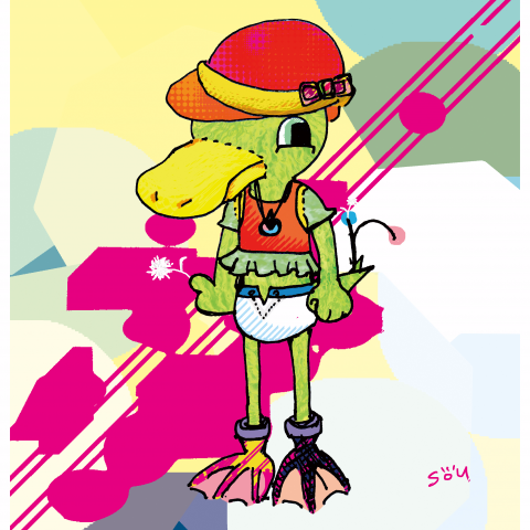 Sou 雙與月 - ◆一筆鴨鴨◆ ===喜歡帶有童心的創作===
一筆鴨鴨一筆一筆鴨~♪
一筆鴨鴨一筆一筆鴨~♪
一筆鴨鴨~一筆一筆鴨鴨~一筆一筆鴨鴨~一筆一筆鴨~♪
噹啷~鴨子完成囉!! (☆&acute;3｀)