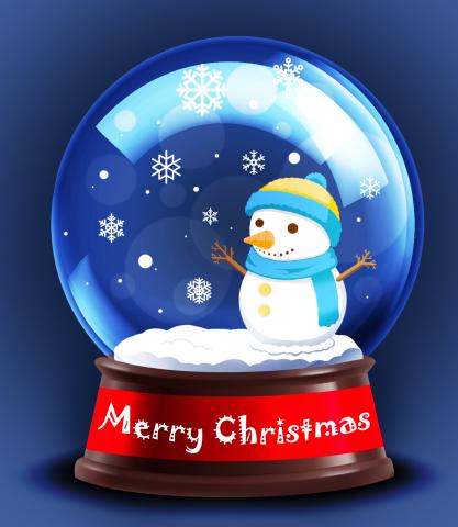 小花花的筆尖國度(加line請先告知 謝謝！） - 聖誕節卡片插圖