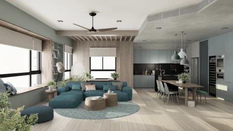 Yvette  - 住家空間 設計+3d渲染圖