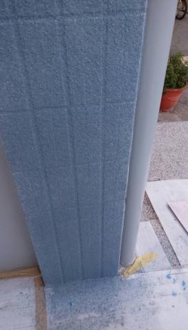 創藝油漆工程 - 藍色彩礫石設計