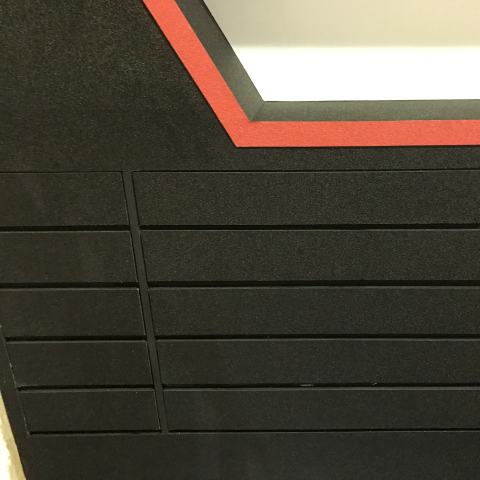 展睿工程行 - 壁紙包櫃子，讓展場更添活氣