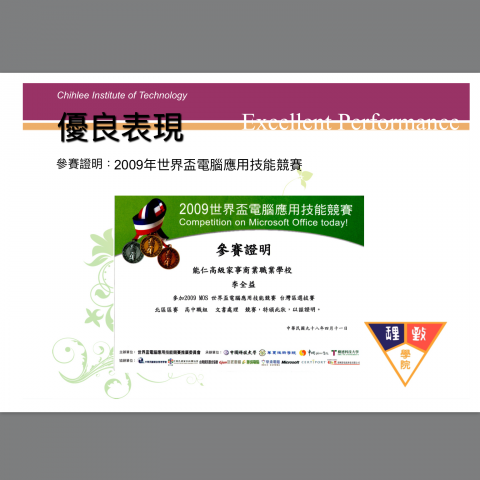 逐字稿聽字稿皆可 - 2009世界杯文書處理優秀