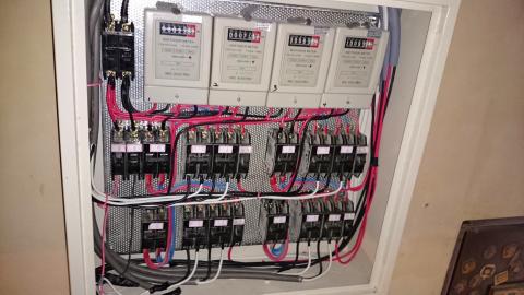 亟豐水電工程 - 套房分表分路配線