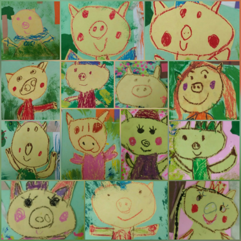 剪刀畫筆布 - 學齡前繪畫創作