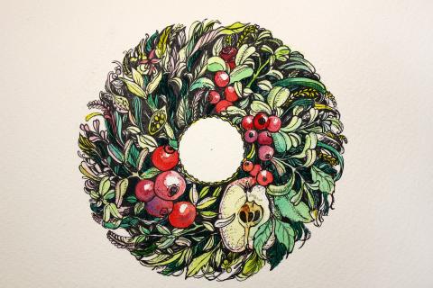 GLEN Studio - 果叢｜代針筆, 插畫墨水