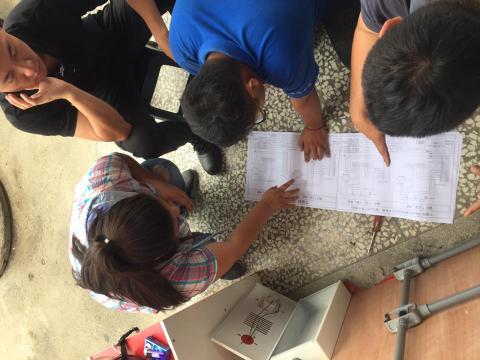 鉅鴻消防科技有限公司 - 互相討論紮實員工專業訓練