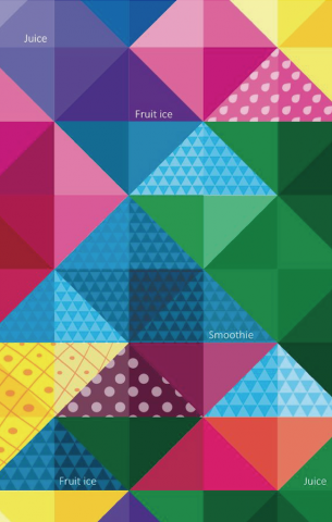 王士豪 - 雪山亭冰品柱面視覺設計