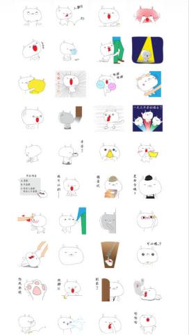 YM - 自創Line貼圖上架