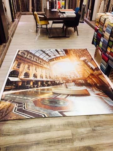 Brocolli家飾服務 (門窗地材壁材) - 輸出壁布 米蘭商場街道