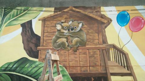 三個木(楊媛琳) - 板橋/壁畫/後巷美化