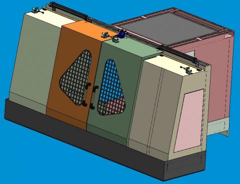 蔡先生 - CNC加工機外型板金3D圖