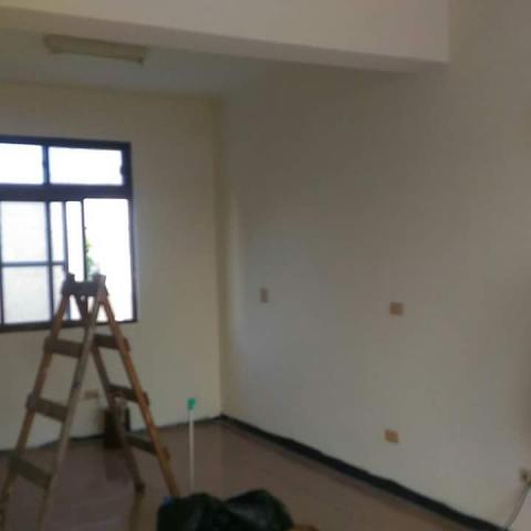 明新專業油漆團隊各種施工承包工程  - 室內牆壁癌特定處理粉刷油漆後完成品