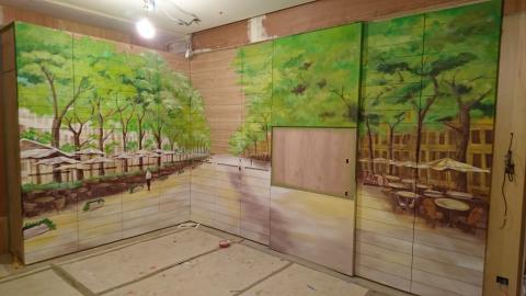 好藝思美術設計 - 林口私人臥室衣櫃彩繪