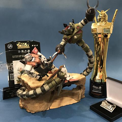Chen波拳- 組裝模型代工 - 沙漠大蟲/情境作品
2014年 GBWC台灣區鋼彈模型製作家全球盃 公開B組冠軍