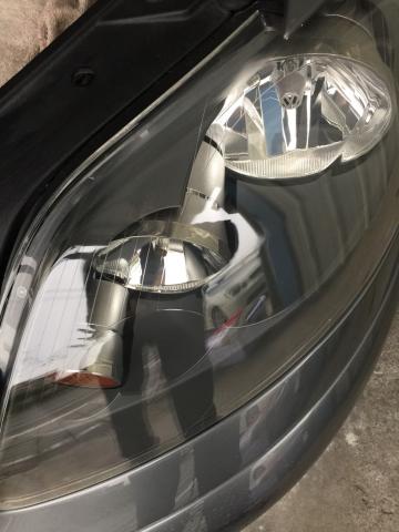 大燈快潔 - 施作後
車種:福斯 GOLF PIUS 
右車燈 
狀況:霧化